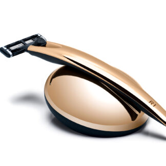Bolin Webb R1 Prestige Gold 24ct Shaving Gift Set with Stand - Gillette Mach3 Razor