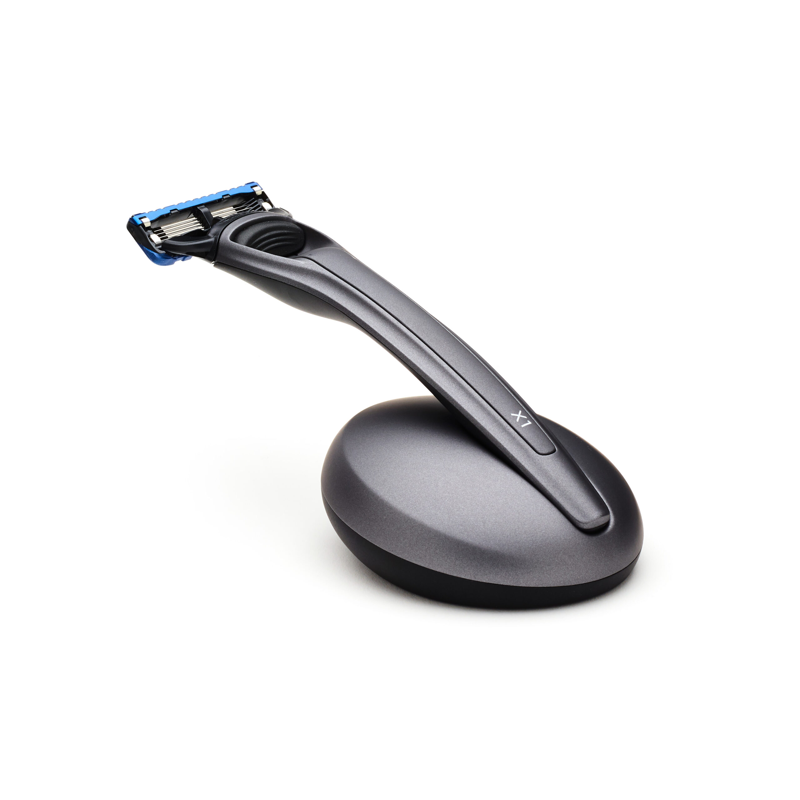 Bolin Webb X1 Matte Graphite Shaving Gift Set with Stand - Gillette Fusion5 Razor