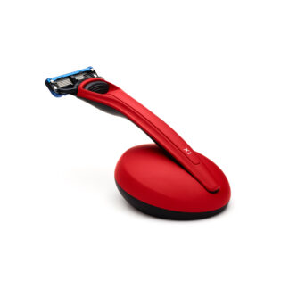 Bolin Webb X1 Matte Red Shaving Gift Set with Stand - Gillette Fusion5 Razor